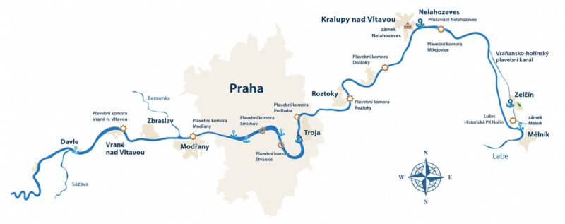 Plavební oblast Mělník - Slapy